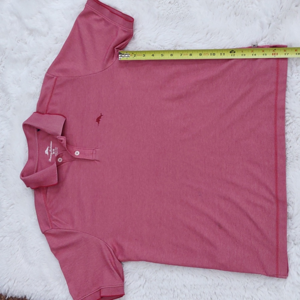Tommy Bahama Coral Polo Shirt, Size M - Picture 12 of 17